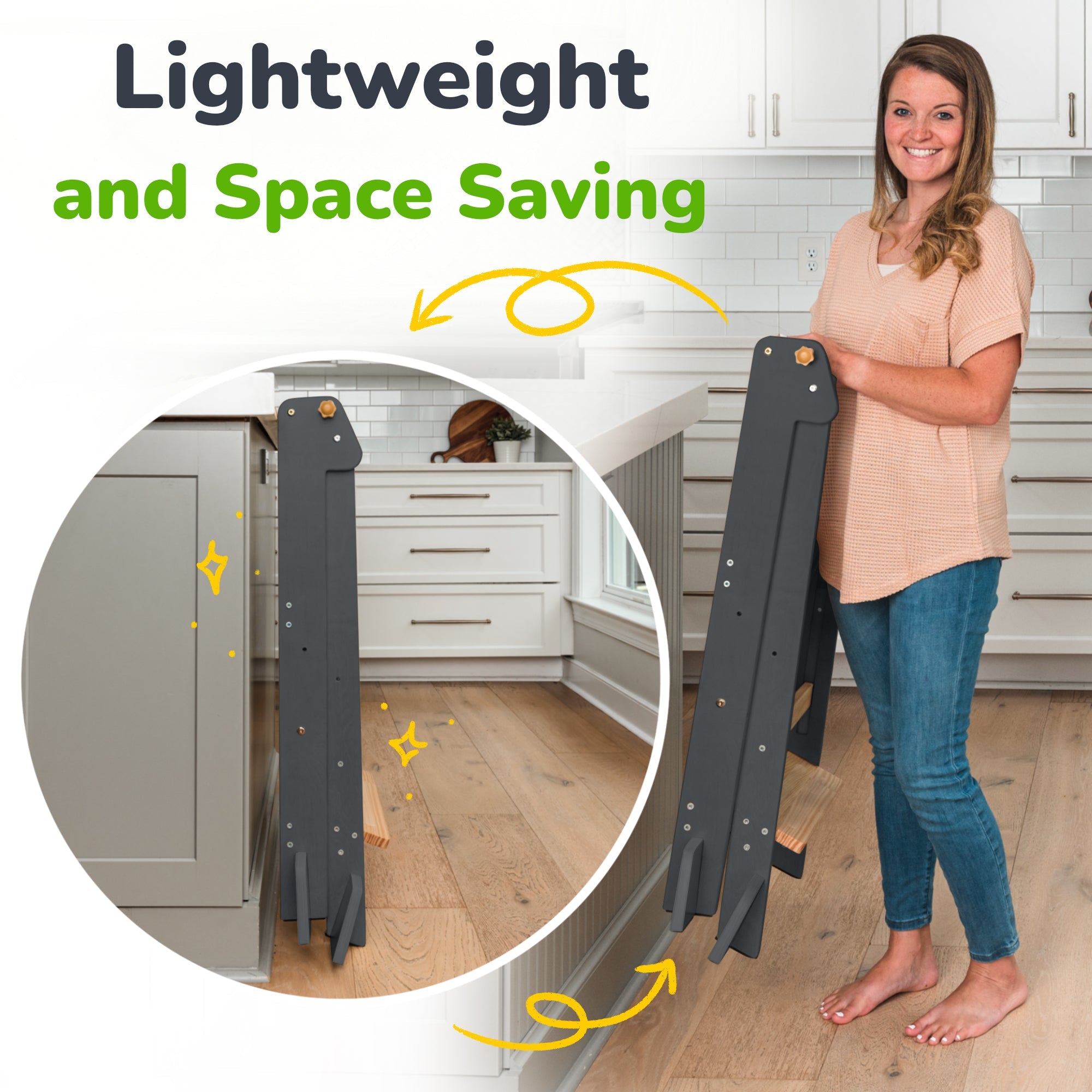 Adjustable Foldable Kitchen Tower