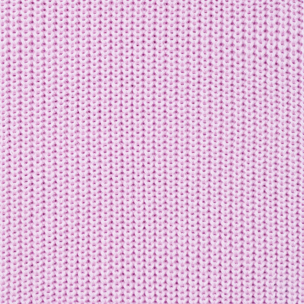 Classic Knit Baby Sweater in Lilac