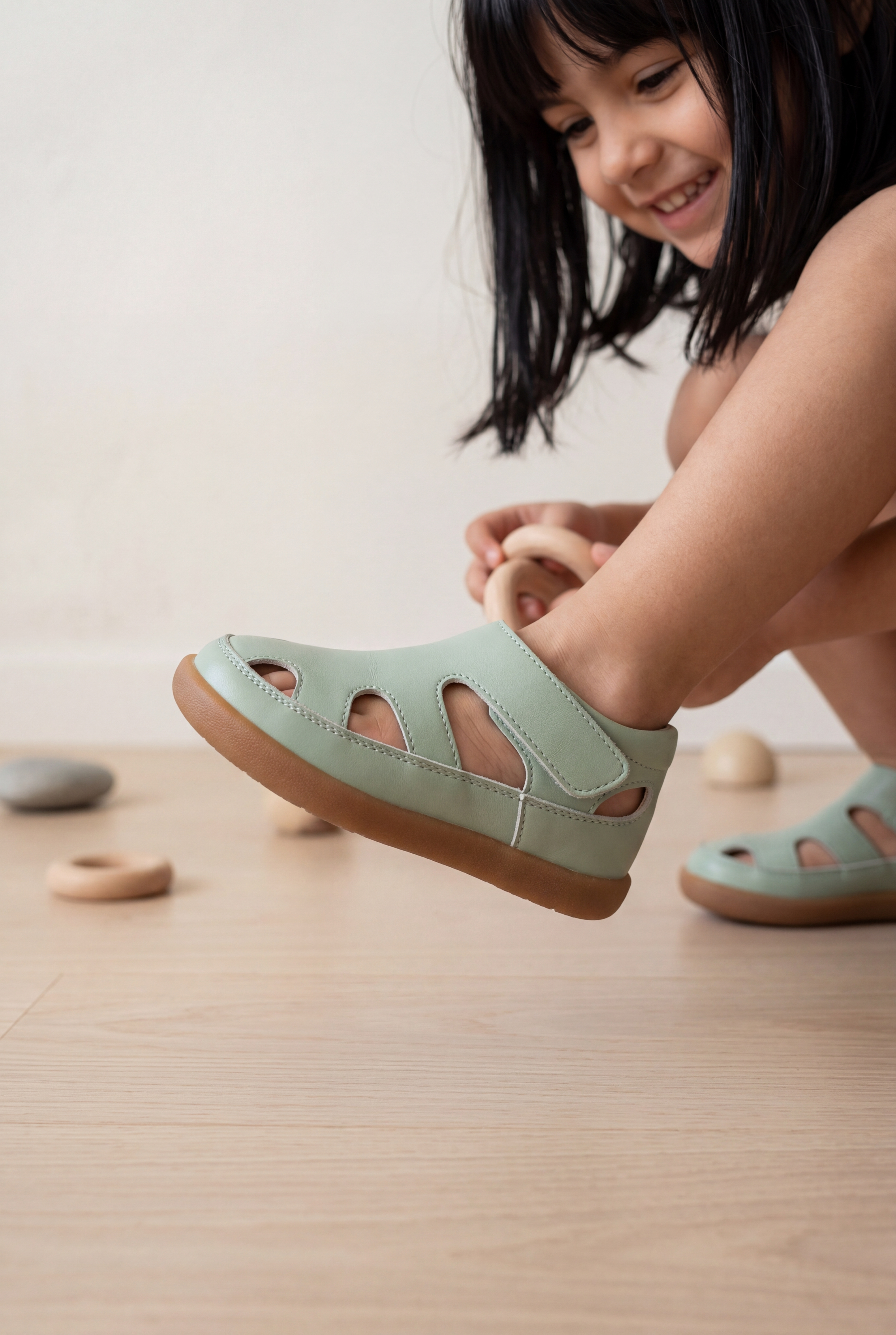 Toddler Wide Toe Box Sandals| Sprout Barefoot Summer Sandals for Kids