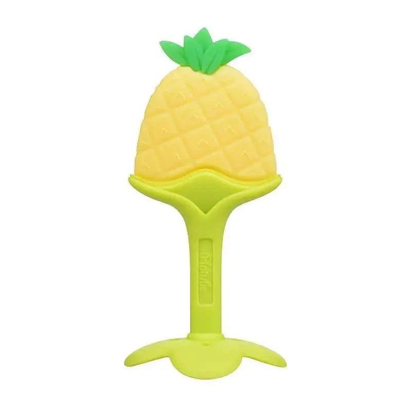 Baby Teether Toys Toddle Safe Banana Teething Ring Silicone Chew Dental Care Toothbrush Nursing Beads Gift For Infant