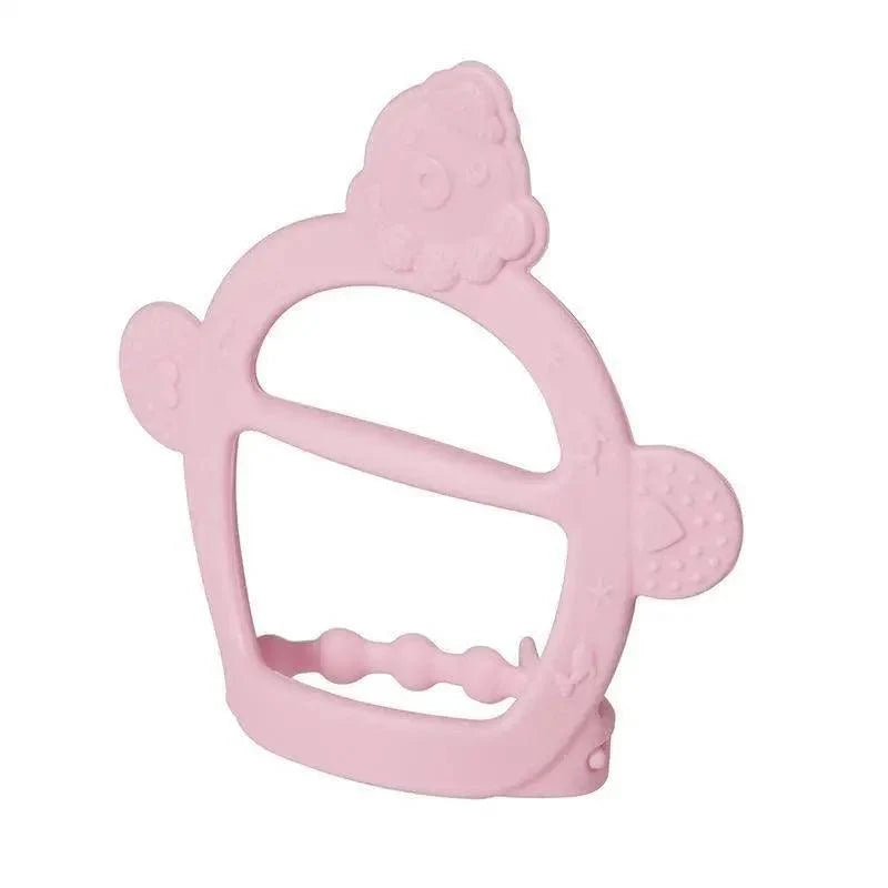 Baby Teether Toys Toddle Safe Banana Teething Ring Silicone Chew Dental Care Toothbrush Nursing Beads Gift For Infant