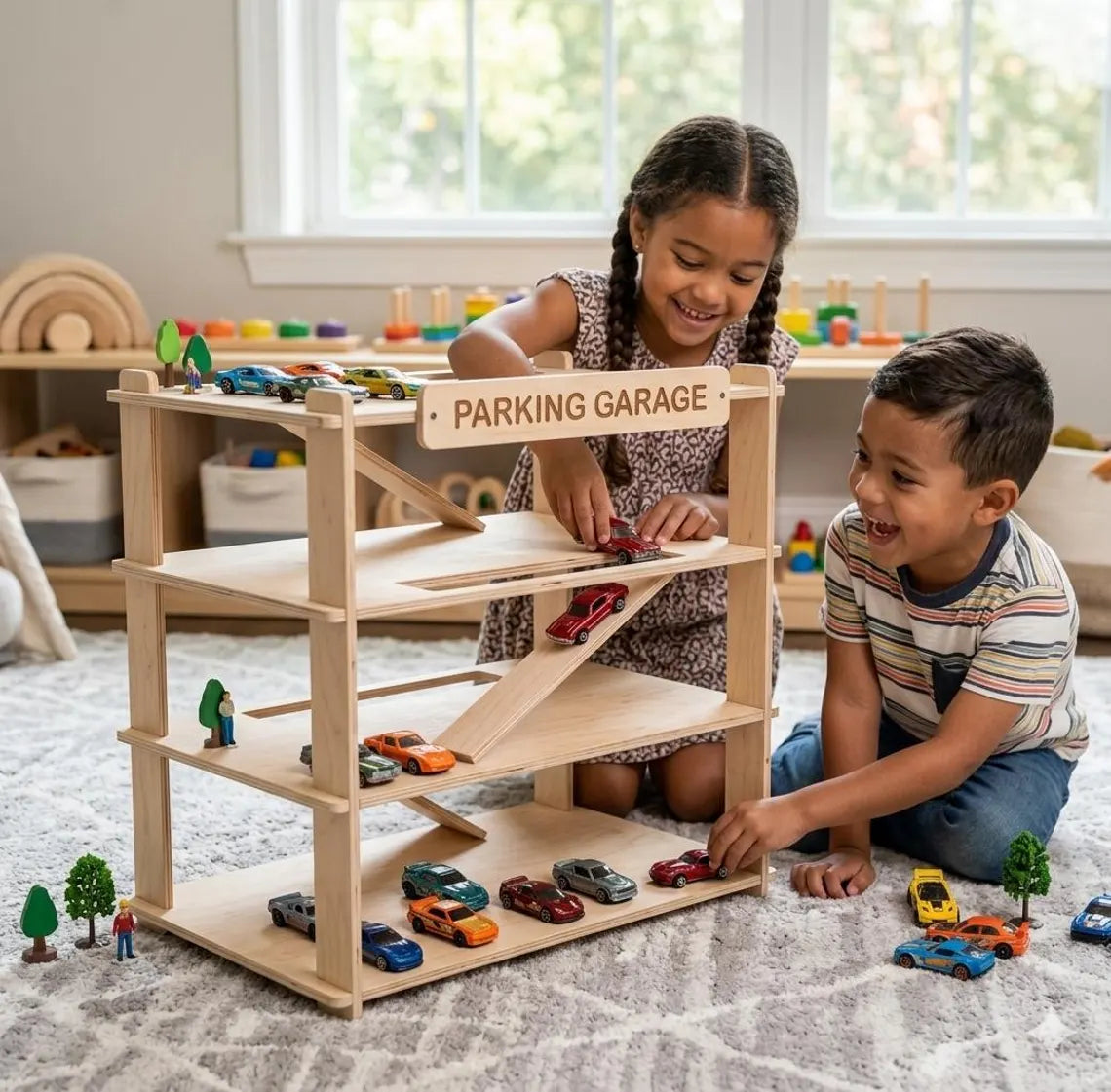 CADEN LIGHT- Toy Car Storage
